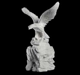 SYNTHETIC MARBLE URN EAGLE